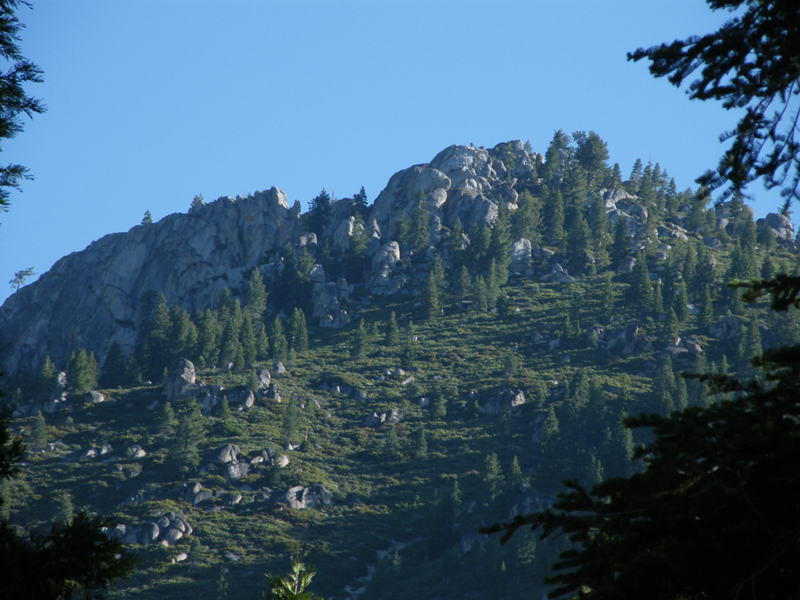 Mountain to north of Dardanelle resort